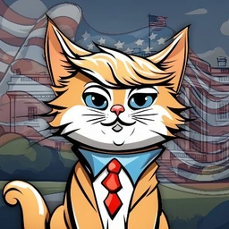 CAGA Coin: Trump Cat MEME Coin - Cats Are Great Again!