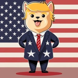 DTRUMP Coin: MEME Coin craze! Join Dognald Trump to the moon!