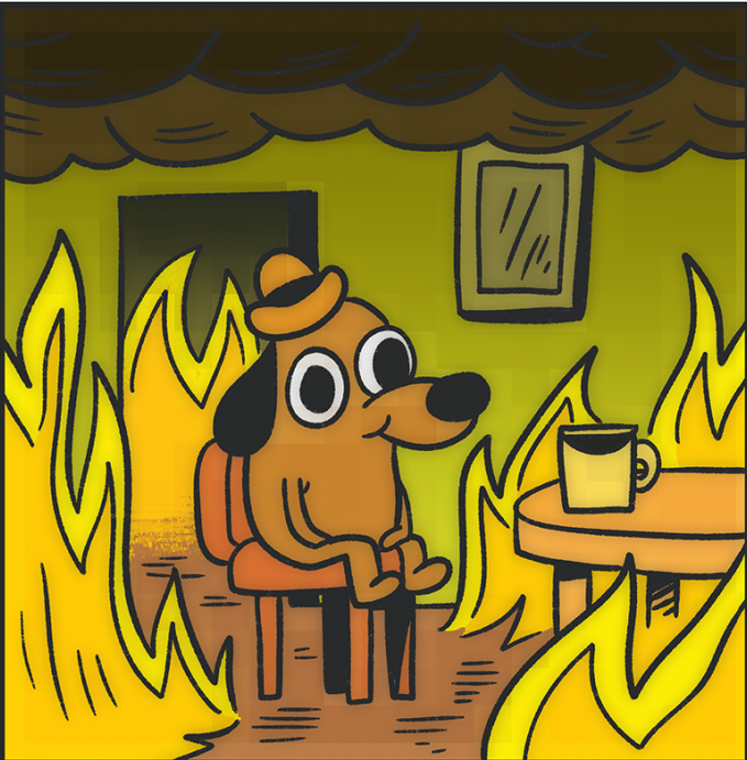 FINE Coin: Embrace the viral THIS IS FINE MEME Coin sensation today!