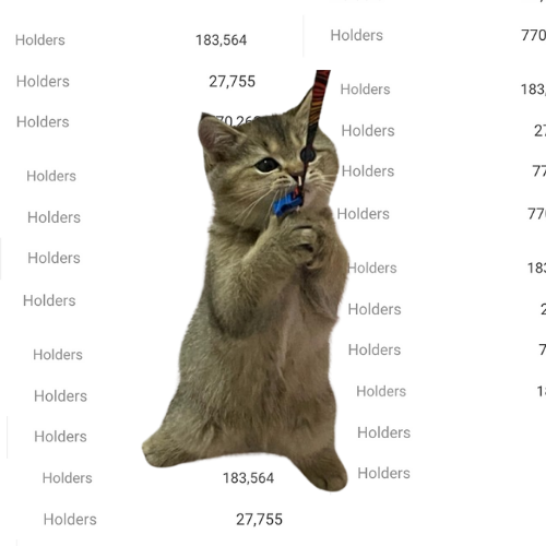 Hold Cat: Join the Movement, Hold the Cat - Most Held MEME Coin!