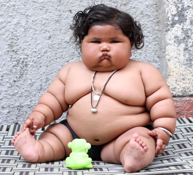 Kumar MEME Coin: The Fattest Baby In The World Weighing 2.7 Stones at 8 Months!