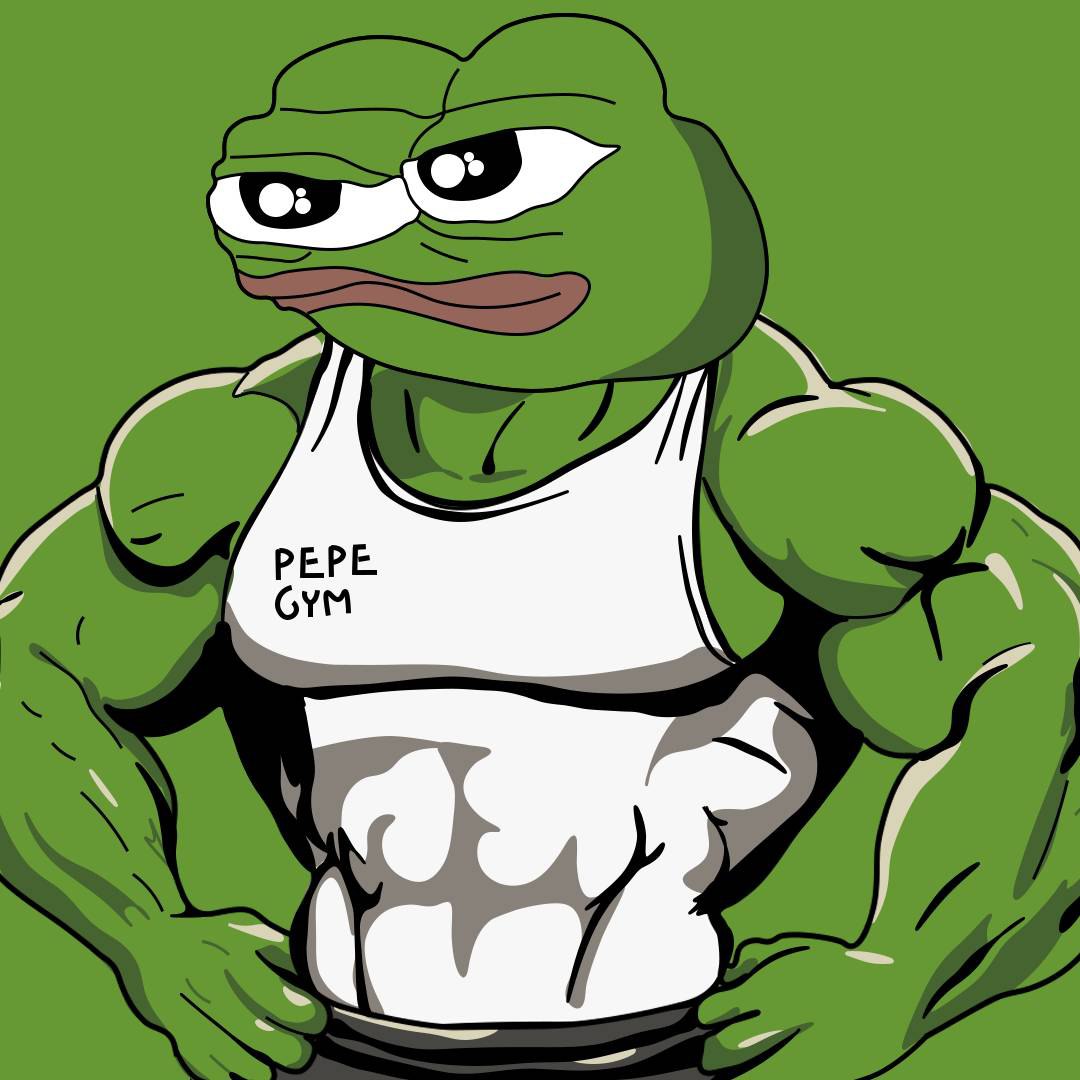 PEPEGYM: MEME Coin flexes on weak coins! Join the PEPEGYM revolution!