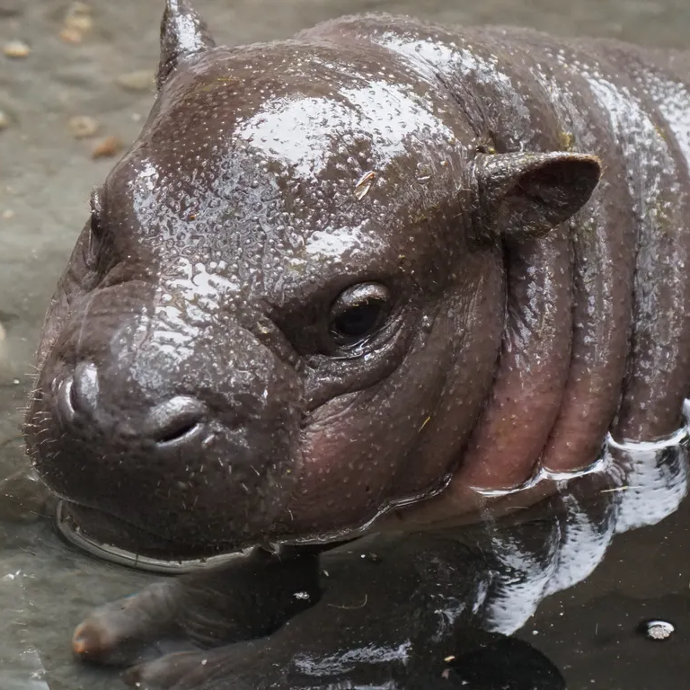 Ptolemy: Original Meme Coin for Boston Zoo's Moo Deng Lookalike, Fall 2020 Born Hippo