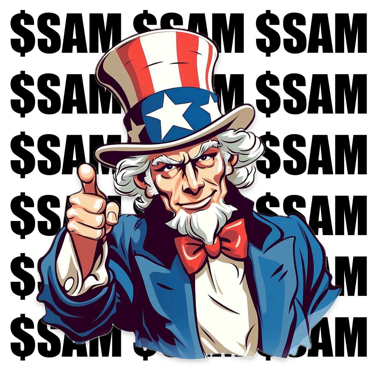 SAM Coin: MEME Coin - Join Uncle Sam's HODL Army and Fight JEETS!