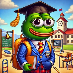 SCHOOL Coin: MEME Coin celebrating childhood fun with Pepe the Schoolkid